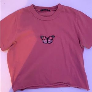 Brandy butterfly tee